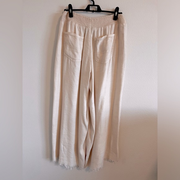 American Eagle Outfitters Linen Wide Leg Pant - Picture 4 of 5